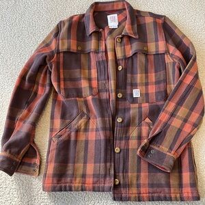 Topo Women’s flannel shacket size S